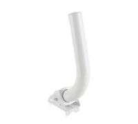 Generic Antenne Satellite Kit de Montage sur Poteau en J Installation Murale Solide Support Extérieur Compatible pour Extensions WiFi, Stations Météo 4 X Vis