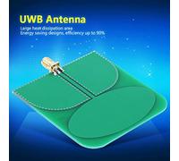 Generic Antenne UWB Omnidirectionnelle Idéale pour Les Communications Longue Portée Fabriquée en Matériau PCB Durable 1 Antenne 1,5 GHz-9 GHz