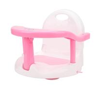 Generic Anti-Topping Baignoire du Nourrisson Baigne de Baignoire Pliable Chaise de Bain à Hauteur Réglable pour Matériaux Plastiques à l'intérieur, Respectueux de l'éco (PINK)