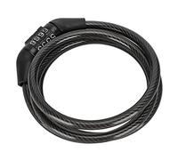 Generic Antivol de Vélo à 4 Chiffres avec Câble en Acier pour la sécurité du Vélo, Mécanisme Antivol Facile à Utiliser, Parfait pour le Cyclisme en Plein Air