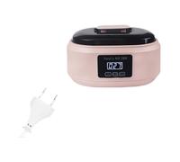 Generic Appareil de Bain de Paraffine Dispositif Chauffe Cire Machine à Bain Paraffine Accessoire Chauffe Mains Double Niveau Température Isolement Thermique, Rose