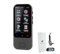 Generic Appareil de Traduction Outil de Traduction Multilingue Hors Ligne alimenté par L'IA pour Les Voyages d'affaires Gris foncé 3 Pouces