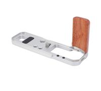 Generic Appareil Photo Fuji X100VI, Poignée en Forme de L, Alliage D'aluminium Aérospatial et Bois de Noyer, Conception Sécurisée et Compacte pour la Photographie en Extérieur