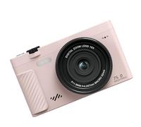 Generic Appareil Photo Numérique sans Miroir WiFi 4K Zoom 18X pour Portrait de Paysage de Voyage, écran Rabattable de 3,0 Pouces, adapté aux Créateurs Vidéo Professionnels Matériau ABS (Pink)