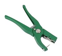 generic Applicateur de Pince D'étiquette D'oreille en Alliage D'aluminium Vert, Outil Portable D'encoche D'oreille de Bétail pour les Porcs de Moutons de Bétail, Ressort Permettant