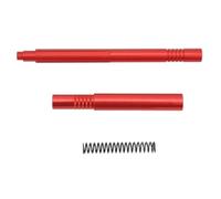 Generic AR310884 Pièces de Mise à Niveau d'arbre D'entraînement Central en Métal pour Voitures Typhon Senton 1/10 RC en Alliage D'aluminium Léger 2 Pièces (Rouge)