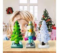 Generic Arbre de Noël en Papier Magique à Faire Soi-même, Arbre en Cristal, Décoration de Flocon de Neige en Fleurs pour la Maison, Le Bureau, Les Ornements de Noël pour Enfants et Adultes