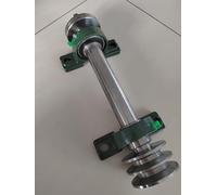 Generic - Arbre pour scie circulaire 30 mm - Double poulie - Longueur : 400 mm