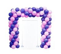 Generic Arche à Ballons Rectangulaire Réutilisable 2x2m Blanc 4 Pièces Fête Générale Unisexes-Adultes Amateurs de Bricolage, Tous Âges