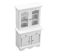 Generic Armoire de Maison de Poupée à L'échelle 1:12, Meubles Miniatures en Bouleau Robuste, Idéal pour Les Jeux de Rôle, pour Maisons de Poupée à L'échelle 1:12, 5,5 X 3, X,4 Pouces
