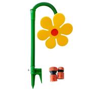 Generic Arroseur Crazy Daisy Arroseur Rotatif à 360 degrés (Jaune Moutarde) | Arroseur marguerite folle rotatif 360°, arroseur d'eau floral danseur, fleur soleil drôle, arroseur pelouse marguerite