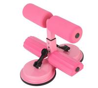 Generic Asseyez-vous un équipement d'exercice, Asseyez la Barre à Forte Aspiration Confortable en Mousse de PVC et Fer pour la Forme Physique (Rose)