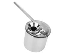 Generic Atomiseur de Poterie en Acier Inoxydable 100 ML 200 ML 300 Pulvérisateur en Céramique soufflé à la Bouche pour Glaçures Oxydes émaux avec Récipient en Métal Antirouille (300)