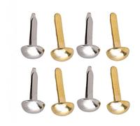 Generic Attaches à Papier en Laiton avec Processus de Galvanoplastie, Mini Attaches Parisiennes de 6mm pour Scrapbooking, Paquet de 40, Polissage Méticuleux