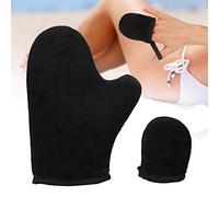 Generic Autobronzant Double Face, Outil de Bronzage Doux pour une Application Uniforme de Lotion, Parfait pour la Plage ou un Usage Quotidien, éponge PE Marron Noir 8,1 X 6,5 Pouces (BLACK)