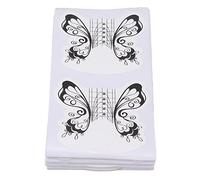 Generic Autocollant de Guide de Forme d'ongle, Autocollants de Guide d'outil 'art 'ongle en Forme de Fer à Cheval pour les en Acrylique