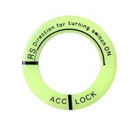 Generic - Autocollant De Porte-clés Lumineux Fluorescent - Autocollant De Trou De Serrure De Véhicule - Anneau De Commutateur D'allumage Décoratif - Sans Trace