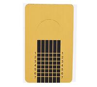 Generic Autocollant D'extension de Gel pour Nail Art, Guide Précis pour L'extension des Ongles, adapté à la Plupart des Gens, 50 Pièces/ensemble doré