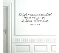 Generic Autocollant Mural avec Citation pour Chambre à Coucher et Salon - Application Facile pour la Décoration de la Maison