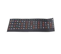 Generic Autocollant pour Touche de Basse, Durable, Facile à Appliquer, Guide de Notes pour les Cours de Musique, 1 X Autocollant (pour 4 cordes)