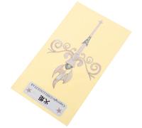 Generic Autocollants D'incrustation de Tête de Guitare en Pvc, Faciles à Utiliser, sans Résidus, pour Guitare Acoustique, Décorations Colorées Personnalisées