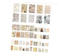 Generic Autocollants Scrapbook Vintage Décoratifs, 100 Feuilles, pour Scrapbooking et Fabrication de Cartes, Papier Léger Durable