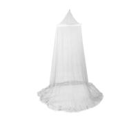 Generic avec des Rideaux de Canopée à Dôme Extra-Gros, Mailles Fines, Taille Généreuse, Ouverture Unique pour bébé, Lit pour Enfants et Lits pour Adultes (White)