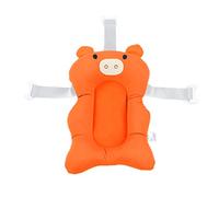 Generic Baby Bath Support Cushion, Floating Réglable SAFE SAFE Soft Bath Oreiller pour la Douche Infantile Confortable Fibre Coton Fibre (Orange)