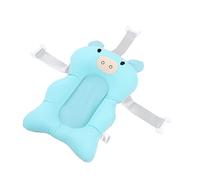Generic Baby Bath Support Cushion, Floating Réglable SAFE SAFE Soft Bath Oreiller pour la Douche Infantile Confortable Fibre Coton Fibre (Bleu clair)