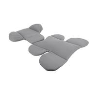 Generic Baby Carseat Head Support Premium Material Lombar Support Protective Tamps pour les Voyageurs de Nouveau-nés Tricoted Fabric Sponge 2 PCS (cinéreux)