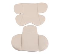 Generic Baby Carseat Head Support Premium Material Lombar Support Protective Tamps pour les Voyageurs de Nouveau-nés Tricoted Fabric Sponge 2 PCS (Beige)