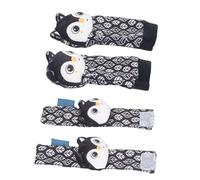 Generic Baby Poignet Hochets, bébé Cliquetis pour la Coordination à la Main -eye 1 Paire de Doux (Tapez B)