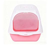 Generic Bac à Litière Durable et Entièrement fermé, Facile à Nettoyer pour Les Propriétaires de Chats. Fournitures pour Chats (Pelle Offerte + Sac désodorisant au Charbon Actif)