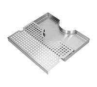 Generic Bac D'égouttement de Bar, Conception en Acier Inoxydable Durable pour Un Nettoyage Facile et Une Expérience sans Gâchis à la Maison, Bar 30,3 X 18 X 2,4 Cm