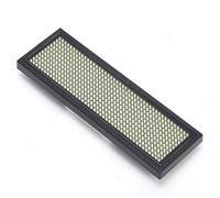Generic Badge Nominatif LED, étiquette de Message Défilant, Signe Numérique Portable pour Cafés et KTV, Matériau ABS Léger Blanc 93x30x6mm (WHITE)