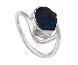 Generic Bague en pierre précieuse apatite - En argent sterling 925 - Pour homme et femme - Toutes les tailles - Cadeau fait main - ISR584, Métal précieux Pierre précieuse, Apatite