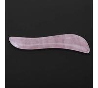 Generic Baguette en Cristal de Quartz Rose Naturel, Outil de Massage du Visage Lisse pour Utilisation en Spa, Unisexe, Longueur 4,5 Pouces