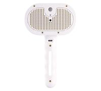 Generic Baguette magique pour poils de chat - 3 en 1 - Brosse à pellicules - Peigne ergonomique antidérapant pour chien - Spray vapeur sans chauffage - Multifonction avec fonction - Soin du massage à