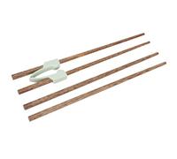 Generic Baguettes D'apprentissage D'entraînement à Double Prise Facile à Tenir pour Adultes et Enfants, Matériau Stable et Sain, Conception à Ouverture Automatique, Poignée Avant Flexible, 2 Paires