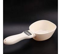 Generic Balance électronique pour Aliments pour Animaux de Compagnie - Cuillère Doseuse Numérique Portable avec Trou de Suspension - Outil de Pesée de Cuisine pour Chats et Chiens - Fonctionne sur