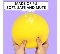 Generic Balle Rebondissante Douce en éponge, Réduction du Bruit, Légère pour Les Enfants, Sports D'intérieur, Vert (Rouge)