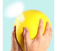 Generic Balle Rebondissante Douce en éponge, Réduction du Bruit, Légère pour Les Enfants, Sports D'intérieur, Vert (Yellow)