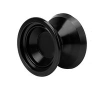 Generic Balle Yoyo en Alliage avec Motif Exquis, Jouet pour Débutants et Joueurs Avancés, Convient aux Méthodes 1A/3A/5A, à Partir de 14 Ans, 5,6 X 5,1 X 4,1 Cm avec (Black)