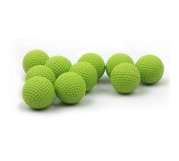 Generic Balles de Recharge de Munitions en Mousse, Pack de Rondes de Performance Durables pour Enfants, Jouets pour Rival Blasters 2.3cm 100 Pièces, Jeu de Fête pour Enfants (Green)