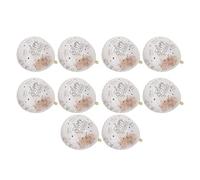 Generic Ballon en Latex à Confettis Transparents avec des Mots de Joyeux Anniversaire pour la Décoration de Fête D'anniversaire de Mariage, 10 Ballons à Paillettes de 12 Pouces pour les Centres