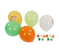 Generic Ballons d'animaux, 100 Pièces Ballon en Latex Motif Exquis Plusieurs Motifs d'animaux en Latex Naturel pour Anniversaire à Thème pour la Décoration de Fête