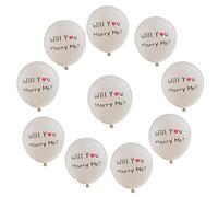 Generic Ballons Will You Marry Me, 10 Pièces, En Latex, DIY, pour Décoration de Mariage et de Maison