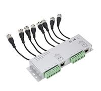 Generic Balun Vidéo Passif Haute Définition 8 Canaux BNC Mâle vers UTP pour Système de Caméra de Vidéosurveillance avec Transmission Vidéo à 4 Canaux pour la Surveillance et la Vidéoconférence