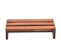 Generic Banc de Maison de Poupée, Meubles Miniatures Vifs pour la Décoration de Maison de Poupée, Cadeau Parfait pour Les Enfants, en contreplaqué de Tilleul