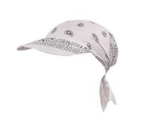 Generic Bandana pour femme - Casquette de chimio - Visière - Protection solaire, 1 - blanc., taille unique